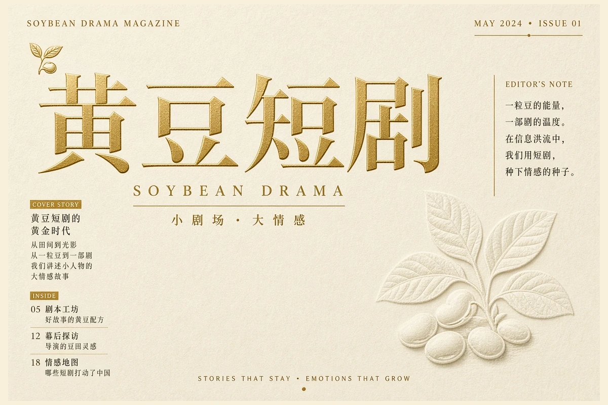 黄豆短剧安装说明主题视觉